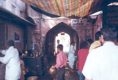 New Delhi, rue des restaurants a main bazaar